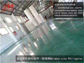 彩色钢化地坪